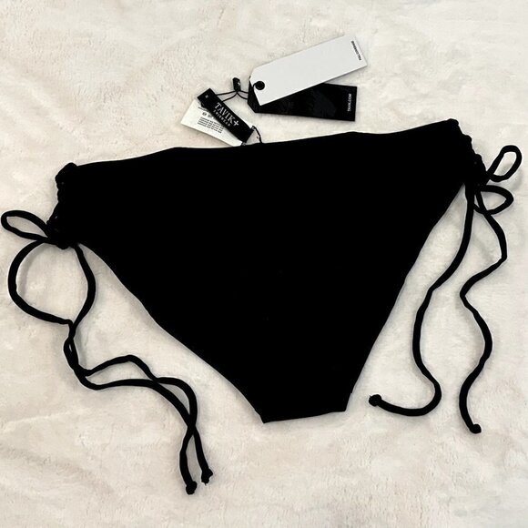 NWT Tavik Bebe Full Bikini Bottom in Black - Medium - Picture 3 of 9
